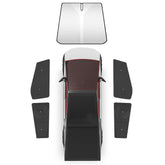 Privacy & Thermal Insulation Window Camping Sunshade Curtains for Cybertruck
